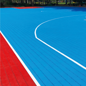 Babban Ƙarshen Dual-Layer & Dual-Material Interlock Sports Tile Floor - Starry