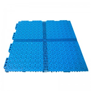 Modulaire PP-vloertegels van hard plastic Verwijderbare premium vinyltegelvloeren voor sportlocaties