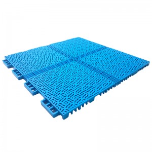 [K10-49] Modular PP Hard Plastic Floor Tiles Removable Premium Vinyl Tile Flooring for Sports Venues