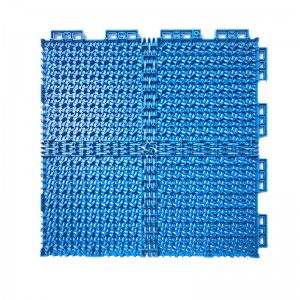 Modular PP Hard Plastic Floor Tiles Mai Cire Premium Tile Tile don Wuraren Wasanni