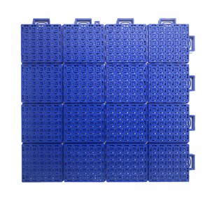 [K10-47] Polypropylene Click Vinyl Floor Paving Tiles PP Locking Mats for Sports Venues