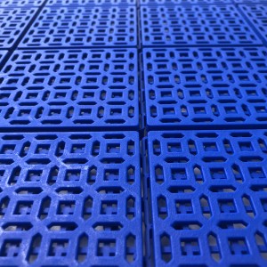 Polypropylene Click Vinyl Floor Paving Tiles PP Locking Mats සඳහා ක්රීඩා ස්ථාන සඳහා
