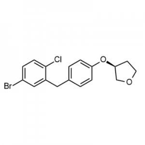 (3S)-3-[4-[(5-Bromo-2-chlorophenyl)methyl]phenoxy]tetrahydro-furan；CAS:915095-89-5;Empagliflozin intermediate