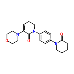 5,6-Dihydro-3-(4-morpholinyl)-1-[4-(2-oxo-1-piperidinyl)phenyl]-2(1H)-pyridinone