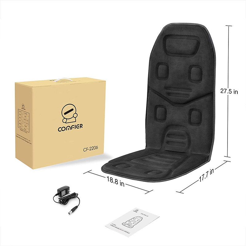 12v black Car seat massage pad