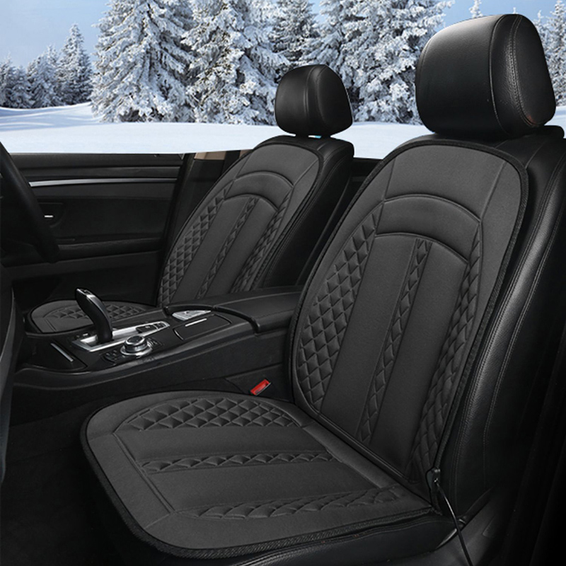 Vehicle heated seat cushion, a must-have for wi...