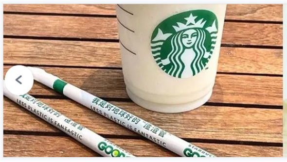 Starbucks launches biodegradable ‘grounds tube’ made of PLA and coffee grounds.