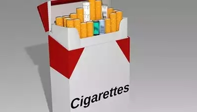 Cigarettes switch to biodegradable plastic packaging in India.