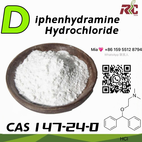 Product in Bulk CAS 147-24-0 Diphenhydramine Hydrochloride Powder for Antihistamine with 99.9% purity