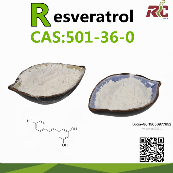 99% Pure Rans-Resveratrol Powder CAS 501-36-0 Resveratrol Suppliers