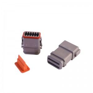 ODM Supplier Original Deutsch Dtm Series 2 Pin to 3 4 5 6 8 12 Pin Waterproof Male Female Automotive Connector Wire Connector Terminal Dtm04-2p