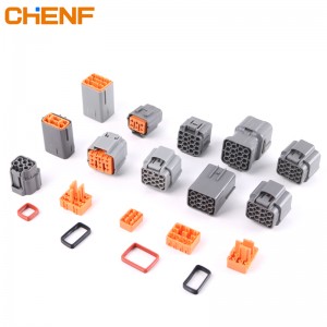 China Manufacturer for Mc4 Connector 3 In 1 -  Grey Throttle Motor Clutch Connector Plug – Chenf Electric