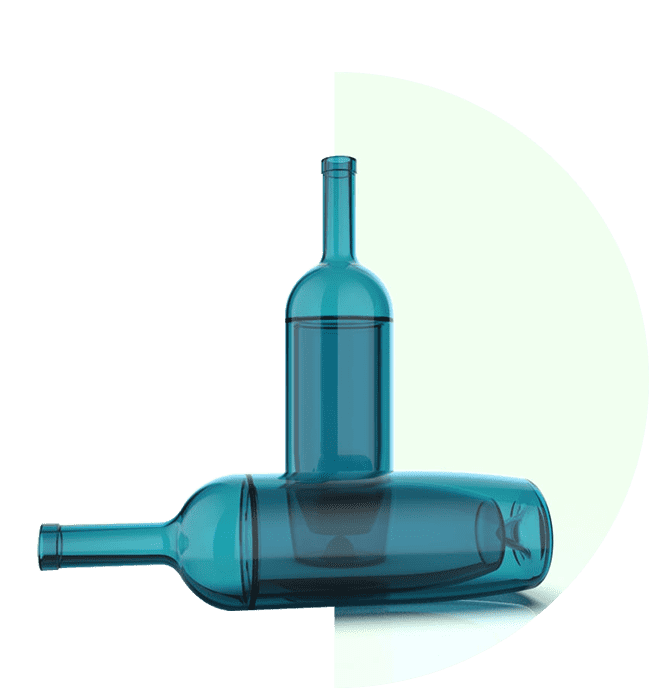 750ml Double-Wall Liquor Glass Bottle