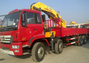 40TM 16 ton Truck Mounted Crane XCMG SQ16ZK4Q Crane For Truck Bed