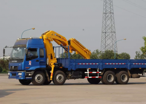 40TM 16 ton Truck Mounted Crane XCMG SQ16ZK4Q Crane For Truck Bed