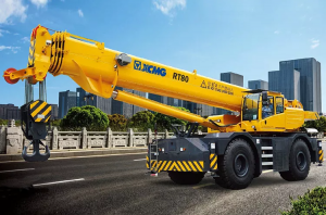 Top Brand 80t Rough Terrain Crane RT80 Widely Used