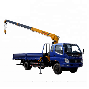 New XCMG SQ4SK2Q 10TM 4 Ton Truck Mounted Telescopic Boom Crane With Lowest Price