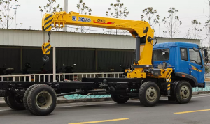 XCMG truck bed crane Model SQ8SK3Q Telescopic Boom Crane
