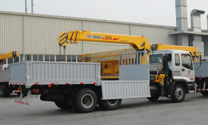 XCMG SQ8SK3Q-II truck bed crane hoist 8 ton Telescopic Boom Crane