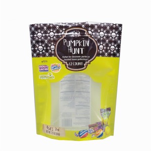 Powder Packaging Recyclable Bag PE/PE Reusable Stand Up Ziplock Bags