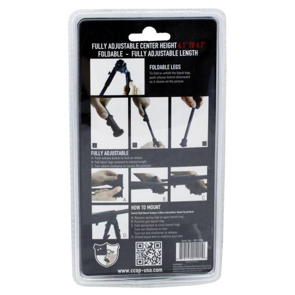 Hot sale Bipod Picatinny Mount - 6.1″-6.69″ Barrel Clamp Bipods Mini – Chenxi detail pictures