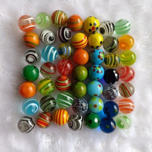 Can be customized 21mm industrial glass marble ...