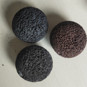 Volcanic stone Lava Stone ball 30 mm 40 mm 50 mm Volcanic ball barbecue and aromatherapy