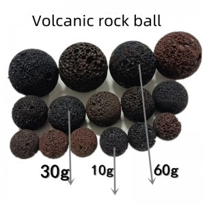 Natural volcanic rock aromatherapy expanding fragrance ball 4cm 5cm Aromatherapy ball