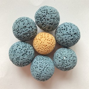 Natural Volcanic stone Aromatherapy ball 10mm 30mm 50mm volcanic ball BBQ and aromatic diffuser ball
