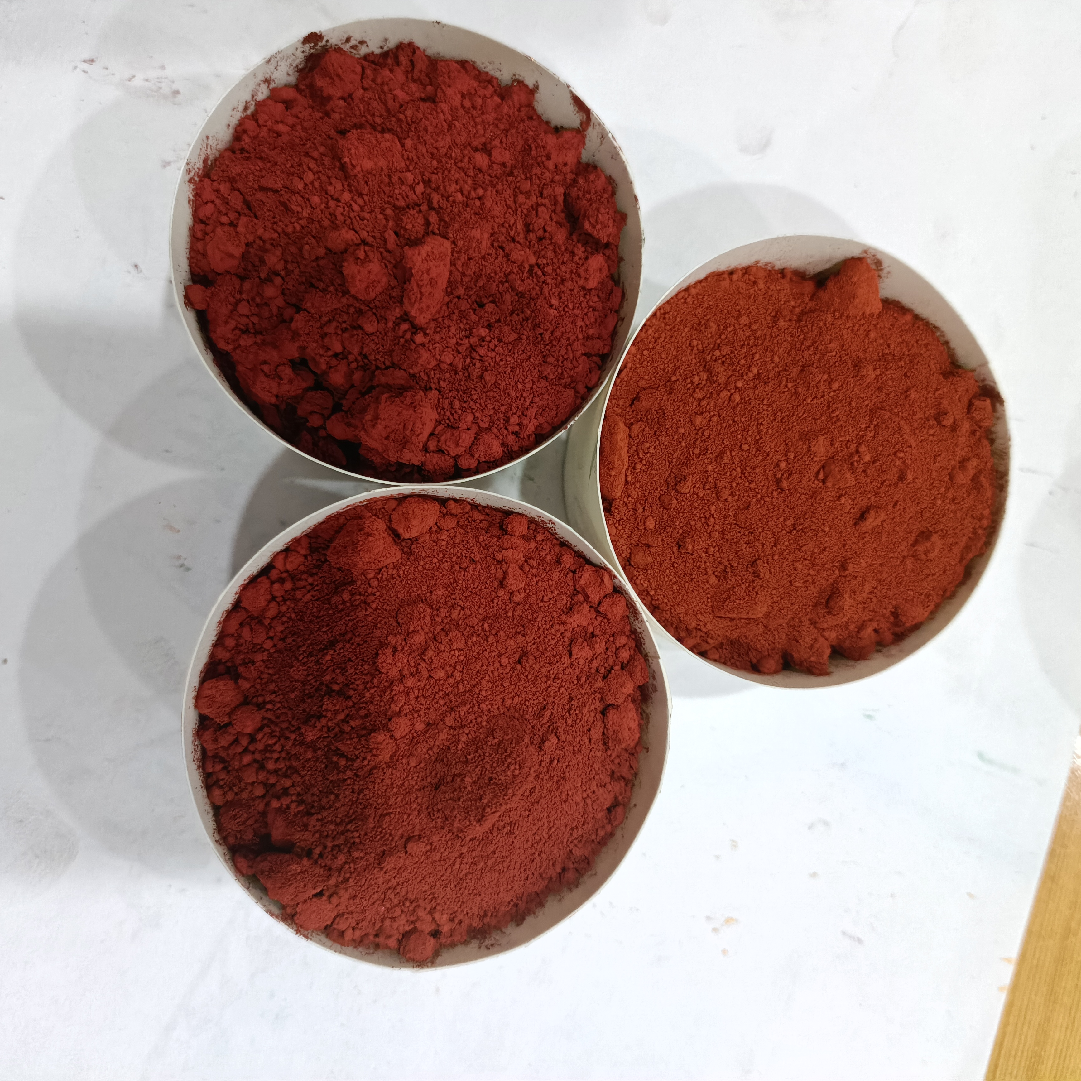 Iron oxide pigments are used in what industries