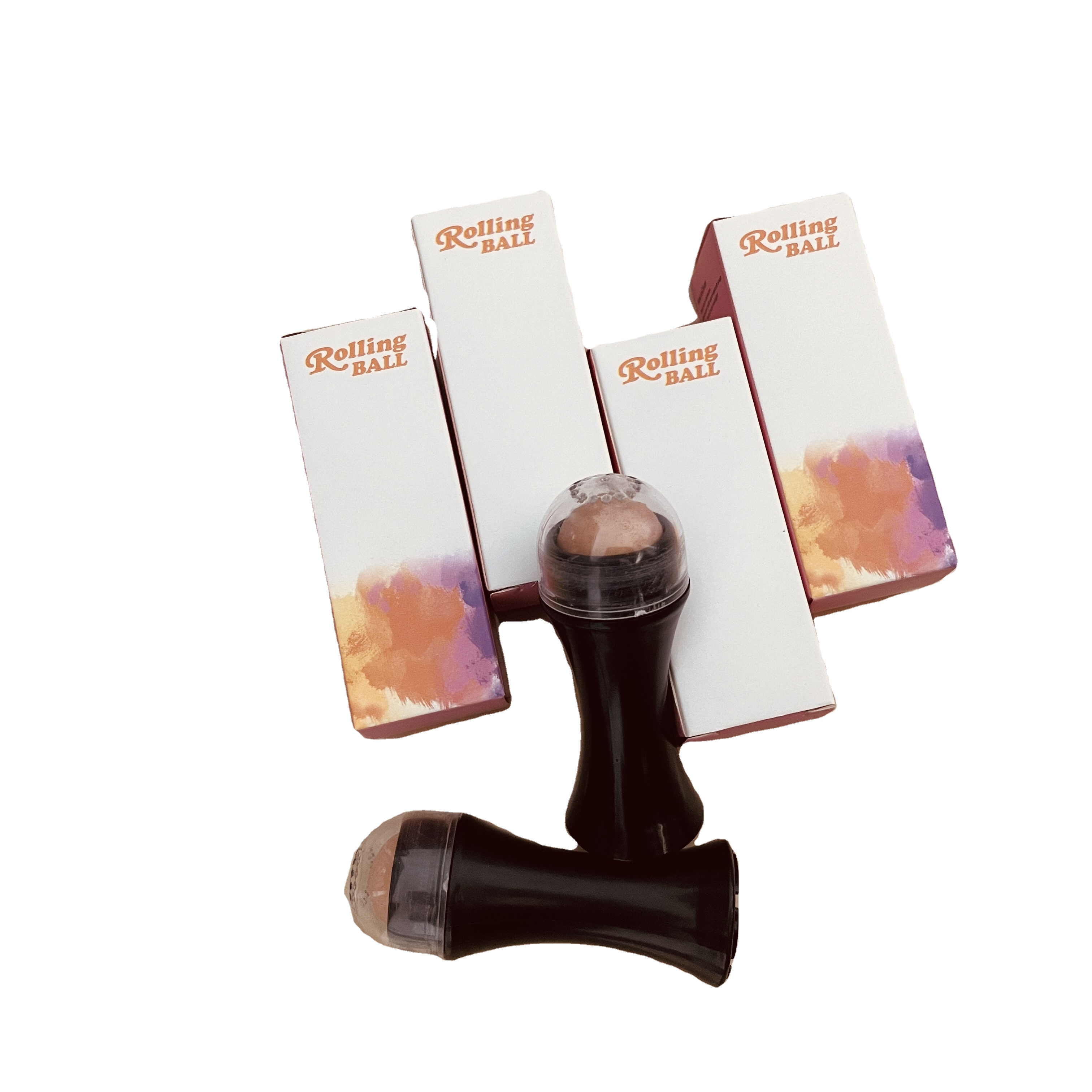 Oil Absorbing Volcanic Roller Oil Control On the Go Portable Reusable  or On-the-Go Mini Massage