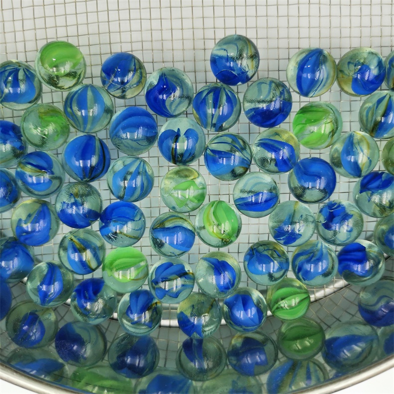 Reasonable price Vaseline Glass Marbles - 14mm 25mm glass marble & glass ball for decrate – Chico