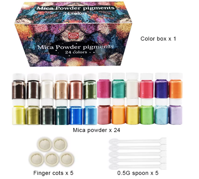 Mica Powder Pigment Epoxy Resin Dye Soap Dye Pearl Epoxy Resin Color Pigment Cosmetic Grade Mica Powder for Lip Gloss