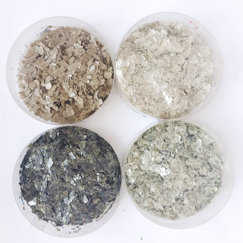 OEM Customized Colour Shift Mica Powder - Natural 6-10 10-20 Mesh Mica Flakes For industry Mica wholesale – Chico
