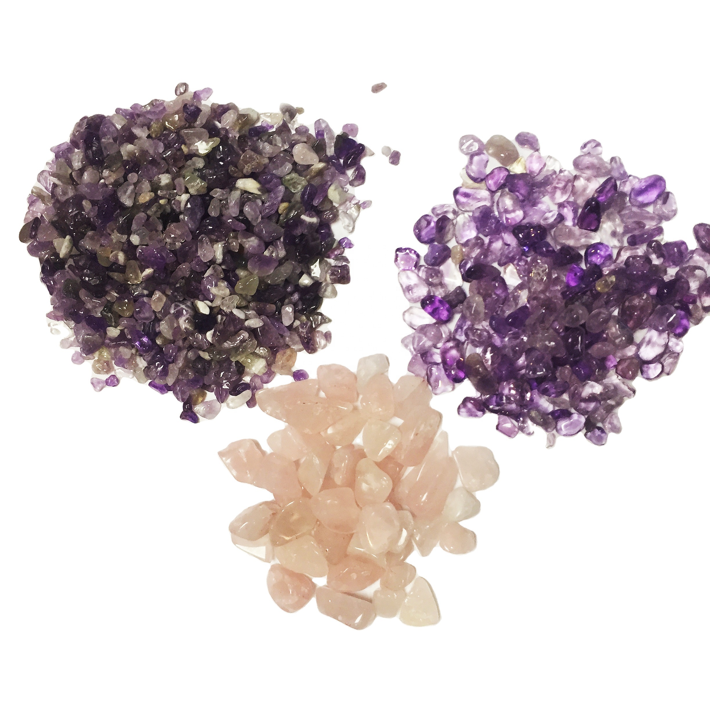 High purity 99.9% degaussing stone purple crystal crushed stone powder crystal