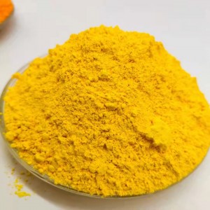 Iron oxide yellow pigment for tinting ceramic g...