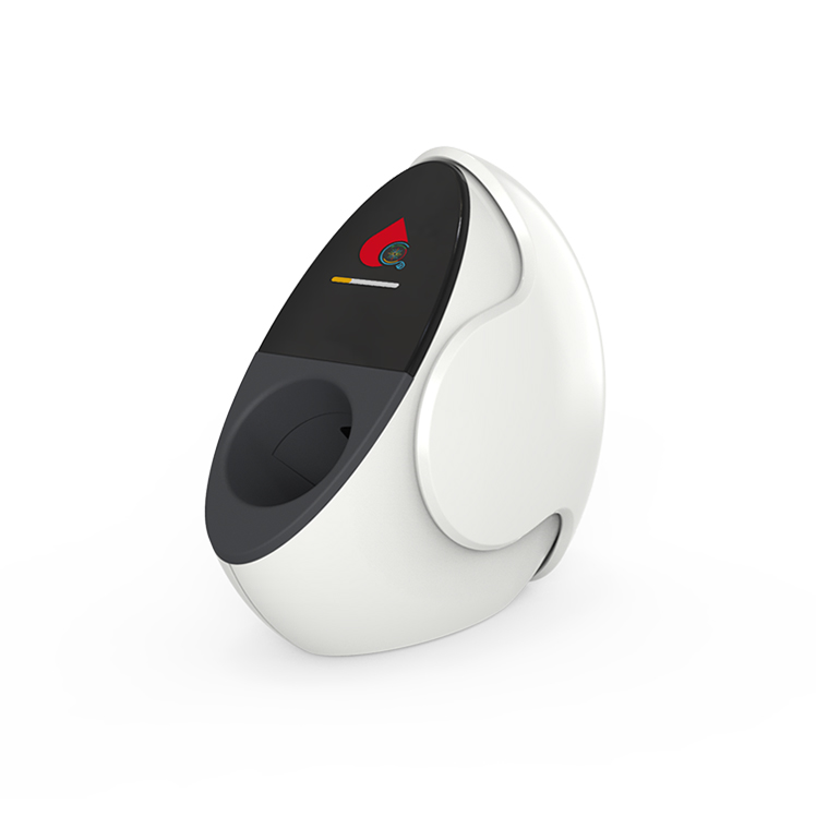 Portable Fingertip Blood Pressure Trending Heart Rate and SpO2 Health Monitor