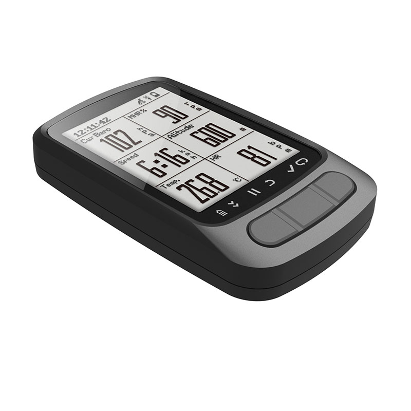 Wireless GPS And BDS Bike Computer With 2.4 LCD Screen
