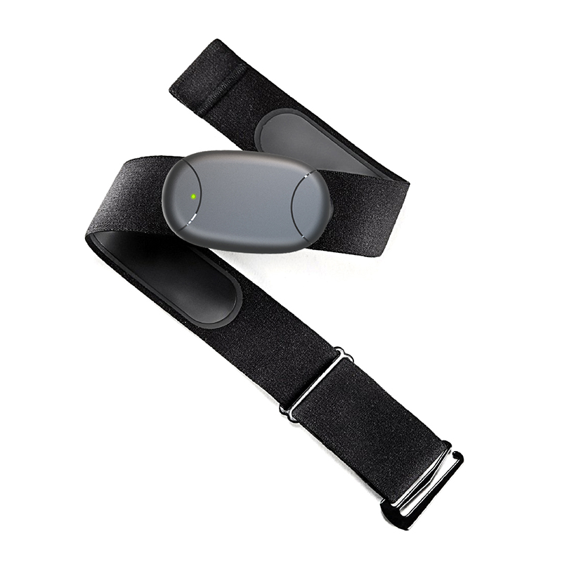 5.3K/BLE/ANT+ Heart Rate Chest Strap Monitor with wireless charger