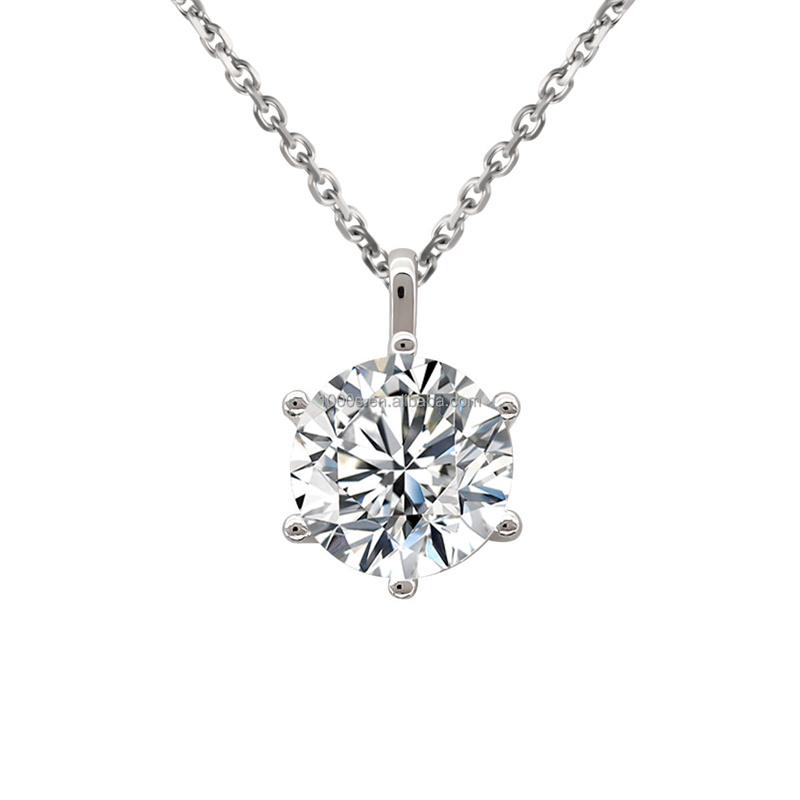 lab created diamond tennis necklace
