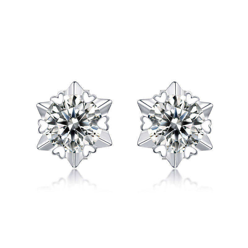 lab grown diamond earrings 1 carat