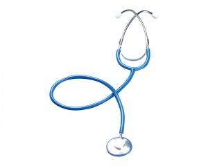Medical Nurse Doctor Single Head Stethoscope With Plastic Ring