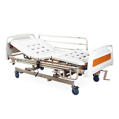 OEM/ODM China Disposable Pull Back Auto Self Destruction Syringe - Manual and electrical elevating system Hospital Bed KM-HE912 – Care Medical