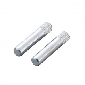 Stainless steel knurled pin