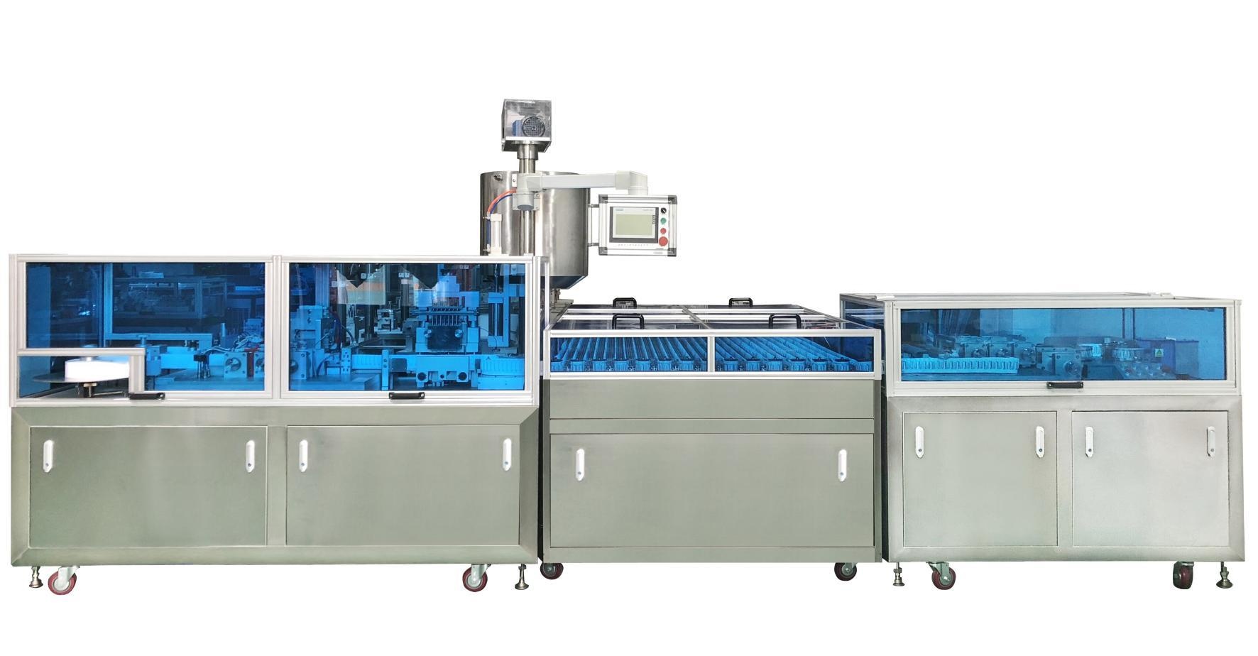 Automatic PVC Foil Suppository Production Line WS-7LS Automatic Making Equipment Suppository Filling and Sealing Machine