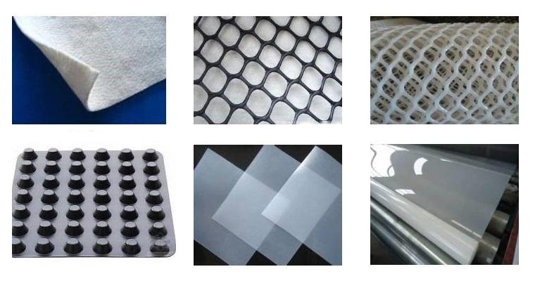 Types and uses of geosynthetics