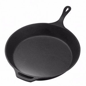 China Wholesale Round Cast Iron Frying Pan Factories –  Cast Iron Skillet, Pre-Seasoned with Silicone Hot Handle Holder – MICAI