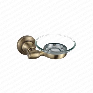 52000-Zine+stainless steel Green Bronze/Chrome 6-piece bathroom set accessories Bathroom Accessories Set new simple designHigh Quality