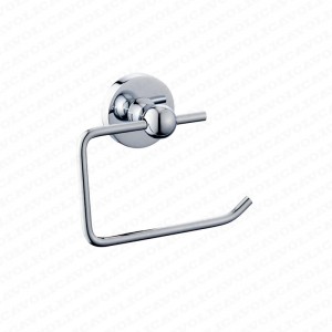 54500-Bathroom Accessories Zinc+stainless steel Hanging Double Hook Bathroom Towel Robe Hook Chrome