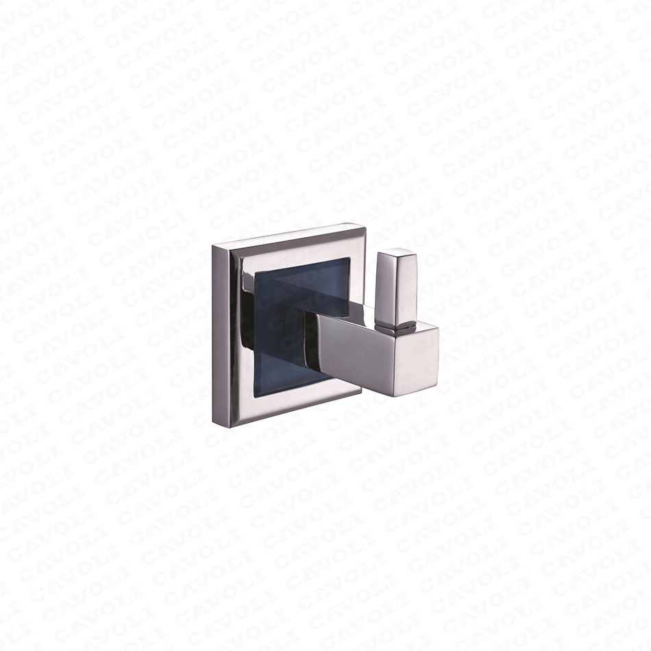 Good quality Brass Matt Black Bathroom Accessories - 86000-High Quality Chrome Bathroom Accessories 6 pieces set Modern Acceptable – Cavoli